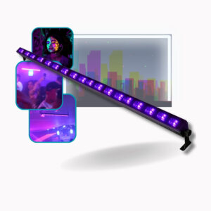 Ribalta Led Luz Negra Uv Efeito Neon 1 metro 18 Leds